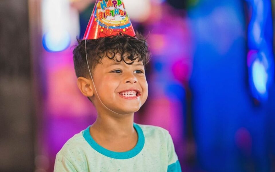 A child celebrating at Malibu Jack's Lafayette