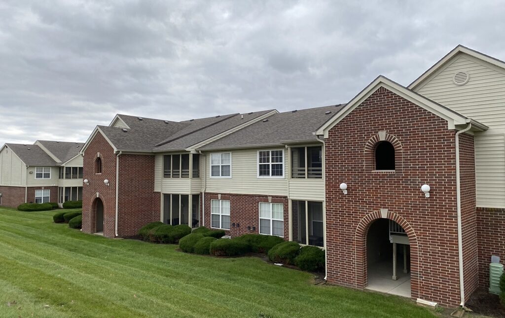 A completed Wabash Valley Exteriors roofing project in Lafayette